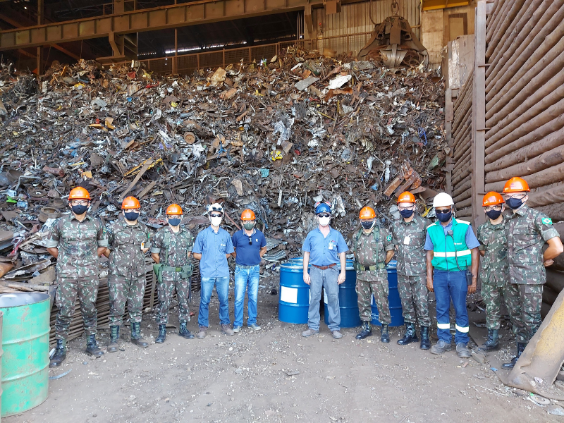 SINOBRAS colabora com operação do Exército Brasileiro e incinera armas apreendidas